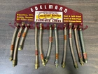 VINTAGE 1940s 1950s EDELMANN GAS & OIL LINE DEALER SIGN DISPLAY 626