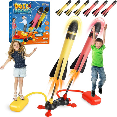 Rakete Luftdruck, Outdoor Spielzeug Für Kinder - Geschenke Für Jungen Mädchen