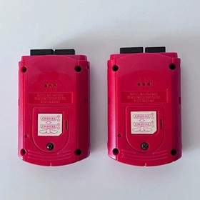 SEGA Dreamcast Red All Japan Professional Wrestling Visual Memory Unit VMU 2 Set