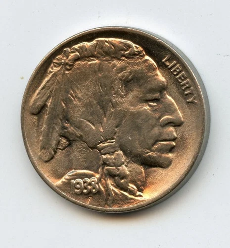 1938 D/D 5c Buffalo Nickel  Uncirculated Nice  * No Reserve *
