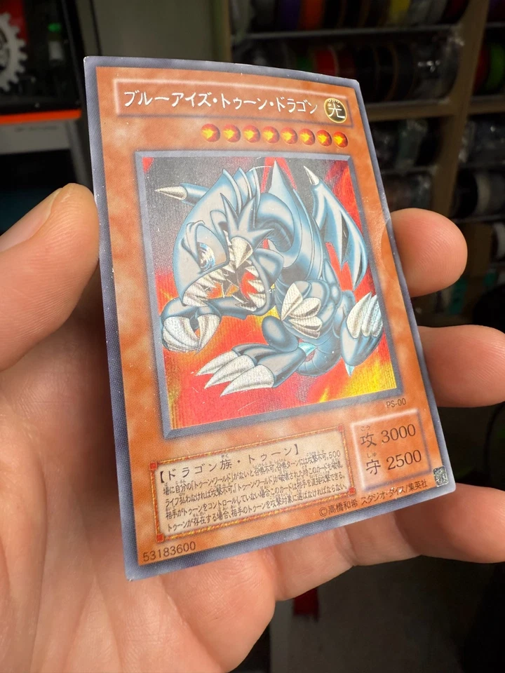 Yugioh! Japanese Secret Rare Blue-Eyes Toon Dragon #PS-00 Pharaoh's Servant 2000 - Image 2 of 4