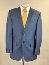 Joseph Abboud USA Mens Dark Blue Super 120s W...