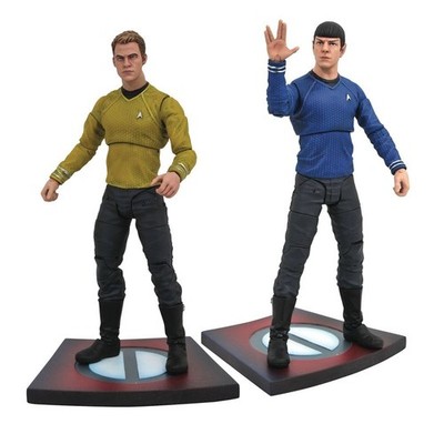 Star Trek Into Darkness Spock & Kirk Diamond Select 7'' Figures Set  [OE]