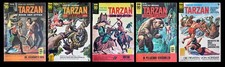 5 x Tarzan ( Heft 55,56,57,59,60 ) BSV Verlag - 5 schöne Grossbände von 1969/70