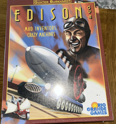 Edison & Co. Mad Inventors, Crazy Machines Spiel. Rio Grande Spiele Neu Sealed