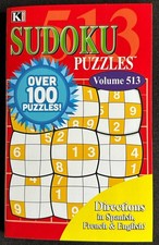 Kappa Sudoku Puzzles Volume 513 Over 100 Puzzles Brand New