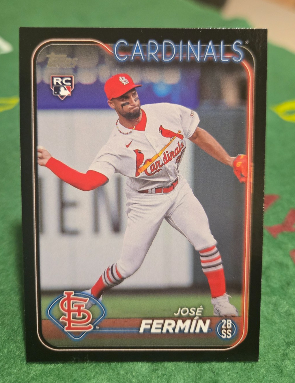 2024 Topps Series 1 - Jose Fermin #305 Black /73 (RC)