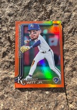 2025 Topps Celebration Bobby Witt Jr Big Head Orange Foil /25 SP Royals #100
