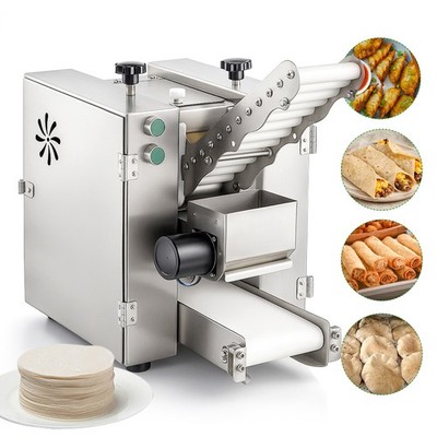 Automatic Dumpling Skin Wrapper Making Machine Dumpling Chapati Wrapping Maker
