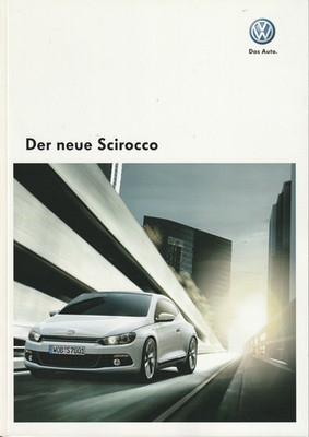 Prospekt VW Scirocco 08/08 2008