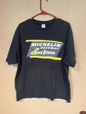 Michelin Raceway Road Atlanta logo Iconic Racing Car XL Vintage