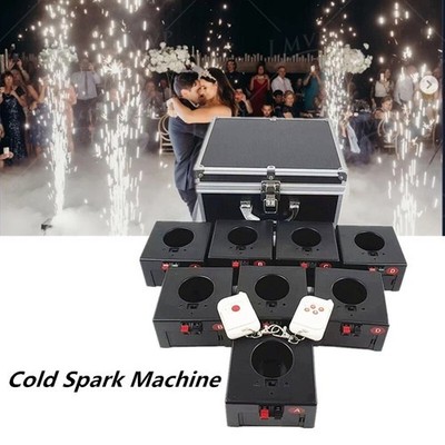 8Pcs Cold Spark Machine Stage Firework Effects For Party Wedding Remote Control