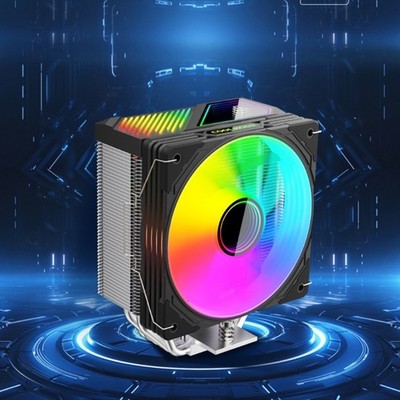 CPU Coolers 6 Heat Pipe Tower ARGB Colorful Light Effect Cooling Fan For LGA