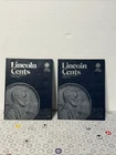 Set Of 2 Whitman Lincoln Cent Folders No  9004, 9030 With 95 Coins See Pics!