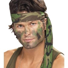 Army Headband Adult Camouflage 150cm