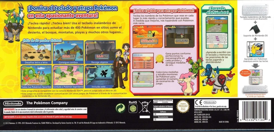 Learn with Pokemon: Typing Adventure [Nintendo DS DSi] - Image 3 of 4