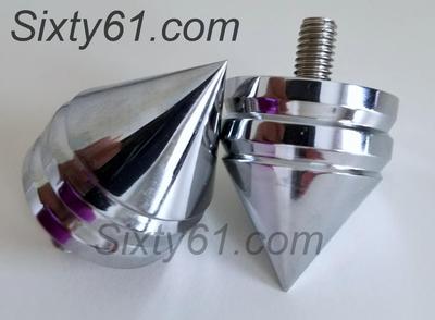 Kawasaki Ninja ZX10R Bar Ends Chrome Spiked - US Seller | eBay