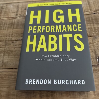 High Performance Habits How Extraordinary People Brendon Burchard Hard Copy NEW
