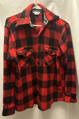 Vintage Cold Storage Recycled Wool Button Up Size 15
