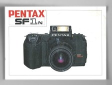 Pentax SF1N Camera Instruction Manual 1989