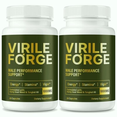 (2 Pack) Virile Forge for Men VirileForge Advanced Male Performance Capsules MEN
