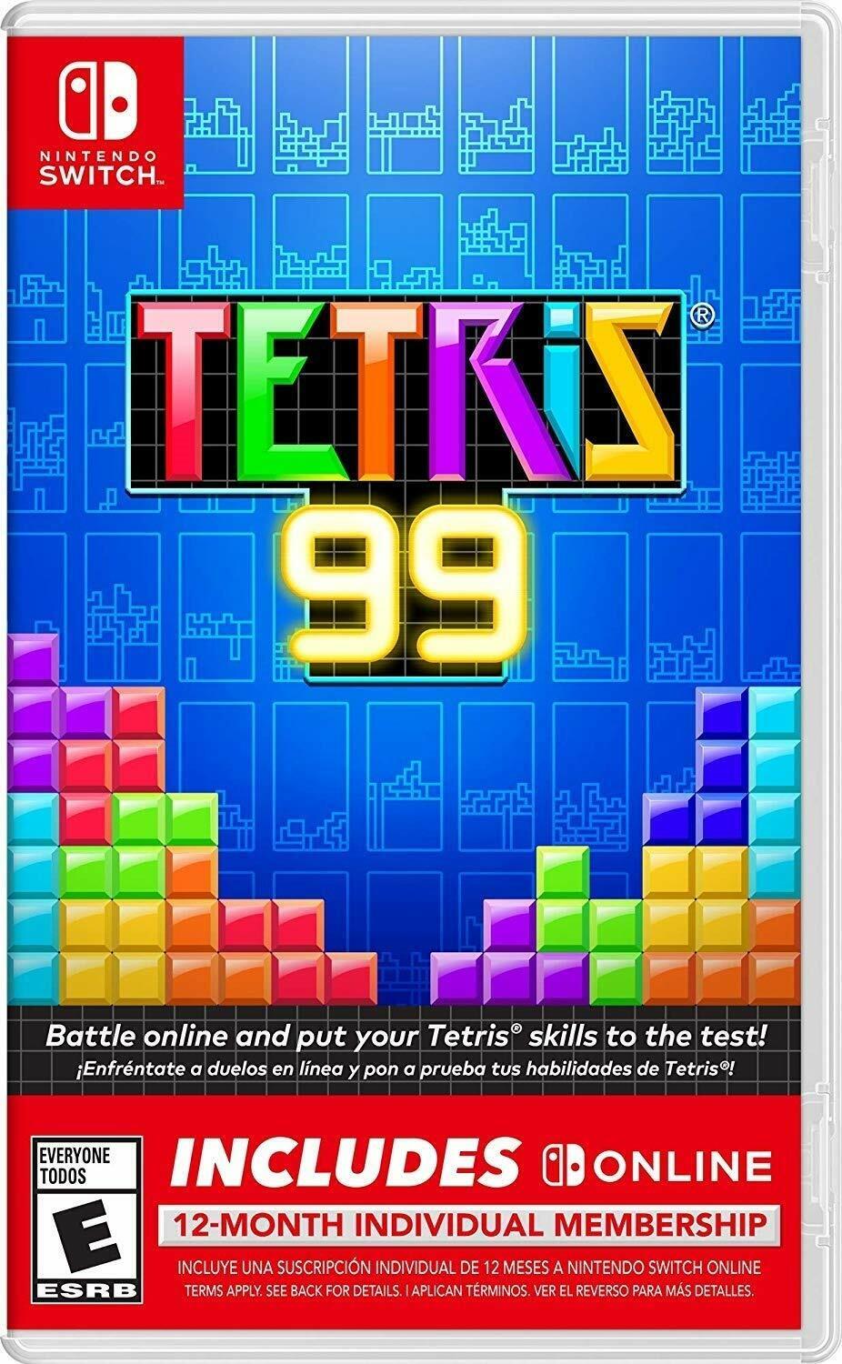 Tetris 99 + Nintendo Online 12 Month Subscription Nintendo Switch Brand New