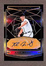 2019 Chronicles Obsidian Electric Etch Orange /50 #OA-KW Kyle Wright RC Auto