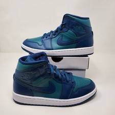 Nike Air Jordan Mujer Air Jordan 1 Mid 'Teal French Blue' BQ6472-301 Talla 8
