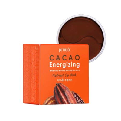 [PETITFEE] Cacao Energizing Hydrogel Eye Mask 84g (60pcs) / (패치)