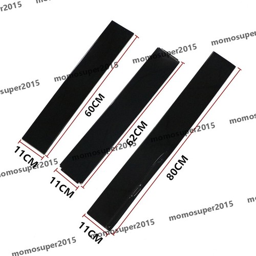 For Audi A4 B9 2015-2018 Gloss Black Side Skirts Extension Side Splitter Lip 2M - Picture 6 of 12