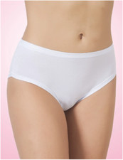 6 SLIP MUTANDE DONNA COULOTTE DAFNE ART 705 IN COTONE TAGLIO VIVO SUPEROFFERTA