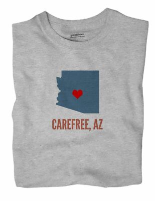 Carefree Arizona AZ T-Shirt HEART