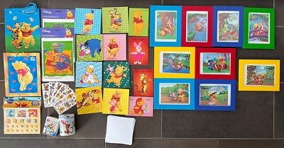 Winnie the Pooh Disney Bilder Kinderzimmer, Fanpaket Sticker Postkarte Dose 
