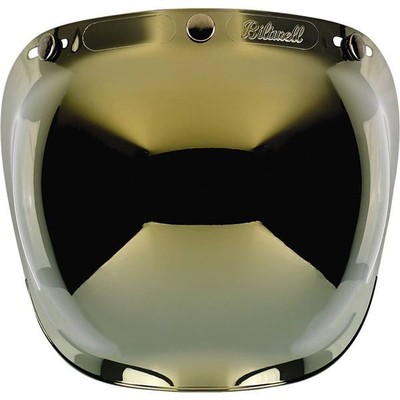 Biltwell 3-Snap Anti-Fog  Bubble Faceshield | Gold
