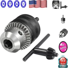 1.5-13mm Keyed Drill Chuck 1/2-20UNF Mount -  Impact Driver Adapter