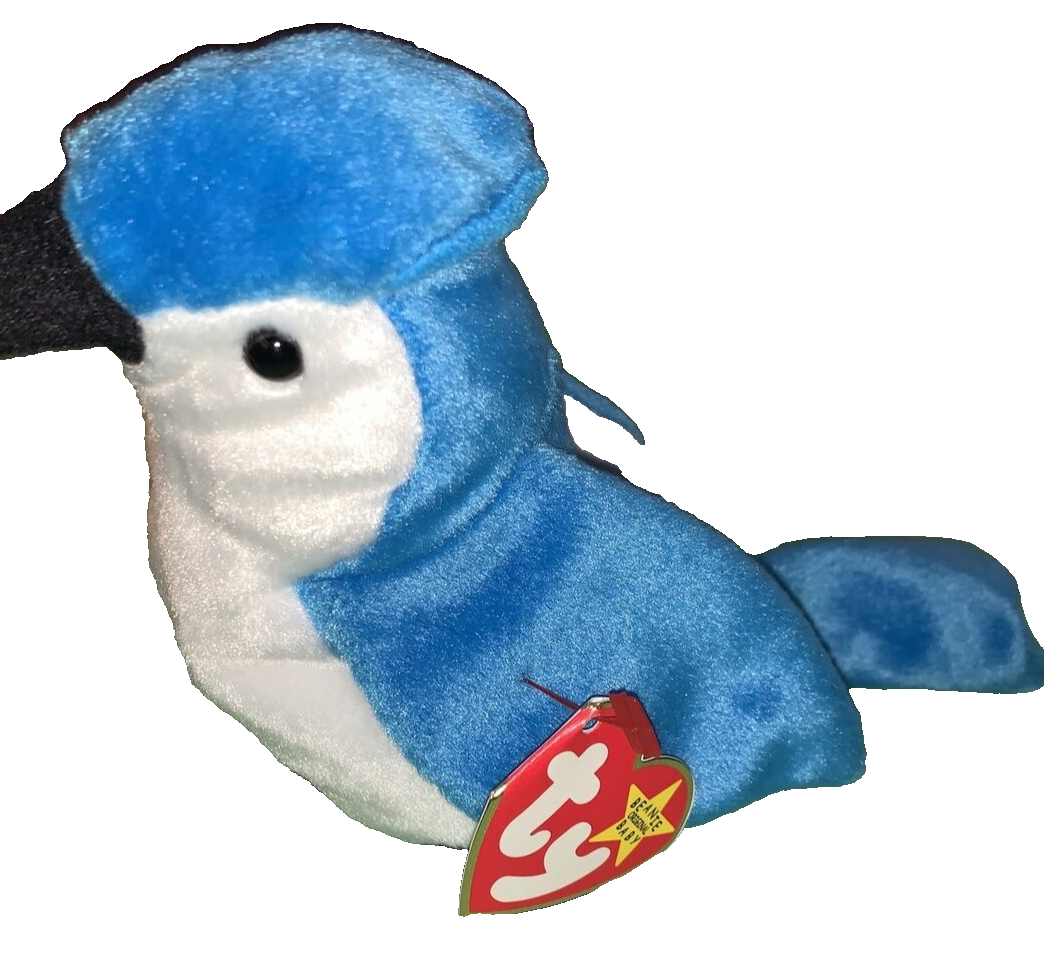 Beaniebaby　ジュエルオーキッド２株セット(2118,022) Ty Rocket The Blue Jay Beanie Baby Plush Toy 8421042029| eBay