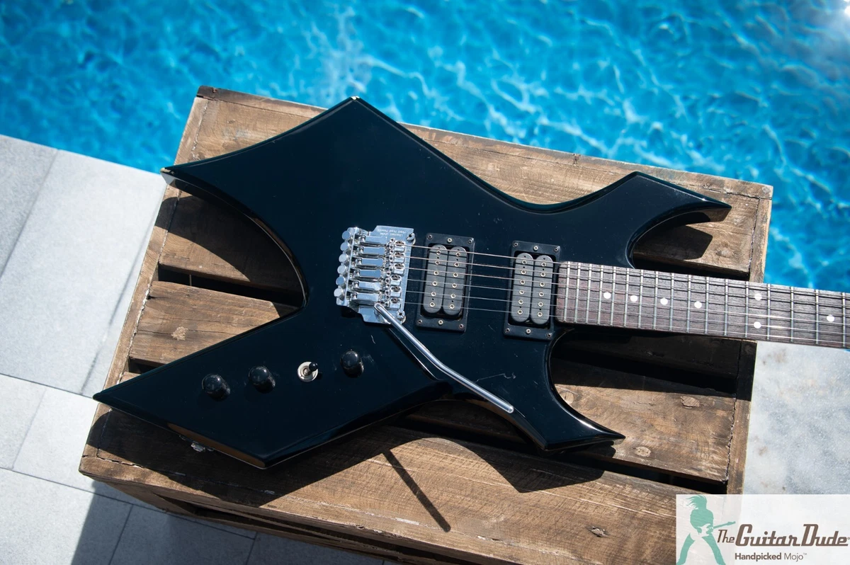 Late 80's B.C. Rich Warlock - All Black - Made in Japan - Floyd Rose Gotoh Trem