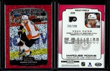 2022-23 O-Pee-Chee Platinum Marquee Rookie Violet Pixels Noah Cates /299