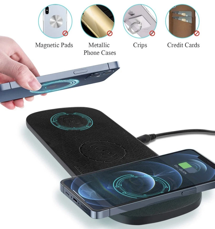 3x Cargador Inalámbrico Magnético para cualquier Dispositivo Qi-enable Foto 4 de 4