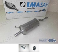 Imasaf Esd Auspuff Endtopf+Anbauteile FüR Dacia Logan Mcv 1.4 + 1.6 Kombi 2007-