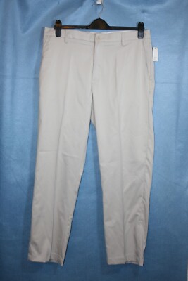 BNWT SIZE 30''W AMAZON CLASSIC FIT STRETCH GOLF PANT  IN CREAM     29'' LEG  7684