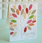 Tree Metal Cutting Dies Rectangle Background Leave Dies Scrapbooking Making Craf