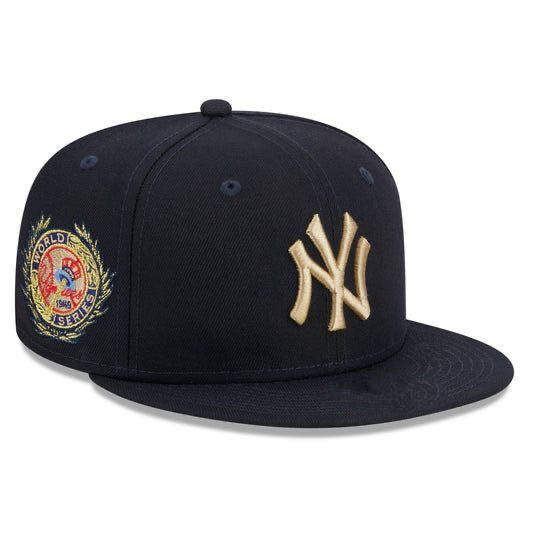 Navy blue unisex New York Yankees baseball cap Men's and women's sports