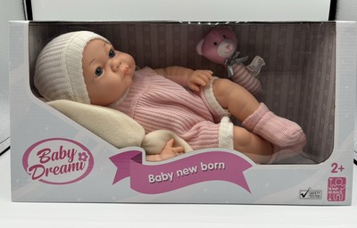 GI-GO Baby Dream Chubby Cheeks Newborn Baby Doll -NEW In Box