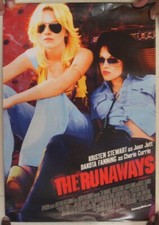 Runaways Poster The Movie Kristen Stewart Dakota Fanning Joan Jett Mint