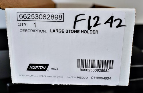 Large Norton Ascent Ceramic Stone - Fine - 11.5" x 2.5" x 0.5" + Stone Holder - Picture 6 of 14