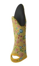 Heat Resistant Neoprene Oven Mitt with Floral Pattern