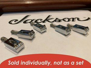2010 Jackson Electric Guitar Fulcrum tremolo saddle Chrome - Sold per each
