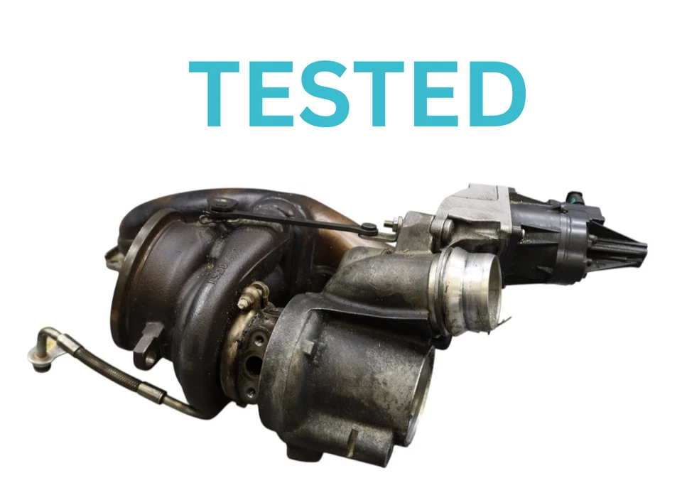 Турбонагнетатель двигателя 13–16 BMW 320i XDRIVE с оригинальным коллектором 4947714010 - Изображение 3 из 4