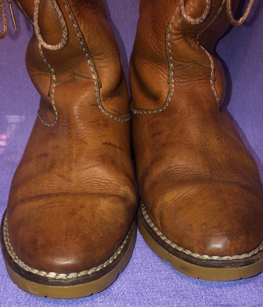 Vintage Men's Camel Boots Made in W. Germany Size 10F (EU) 11(US